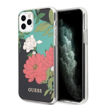 Guess Guess maska za iPhone 11 Pro, N1 Flower Collection, crna