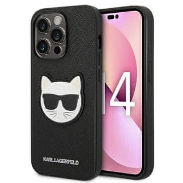 Karl Lagerfeld Karl Lagerfeld Saffiano Choupette futrola za iPhone 14 Pro - Crna