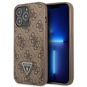 Guess Guess 4G Triangle Logo Cardslot Case za iPhone 13 Pro / 13 - Smeđa