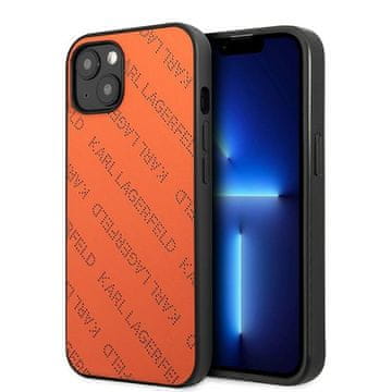 Karl Lagerfeld Karl Lagerfeld Perforated Allover maska za iPhone 13 mini (5,4") - narančasta