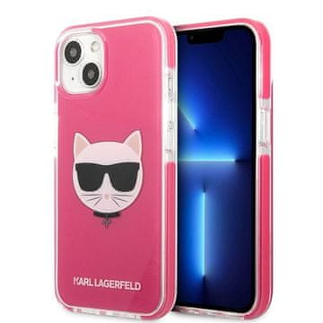 Karl Lagerfeld Futrola Karl Lagerfeld Choupette Head za iPhone 13 mini - fuksija
