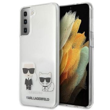 Karl Lagerfeld Karl Lagerfeld maska Karl & Choupette za Samsung Galaxy S21+ - prozirna