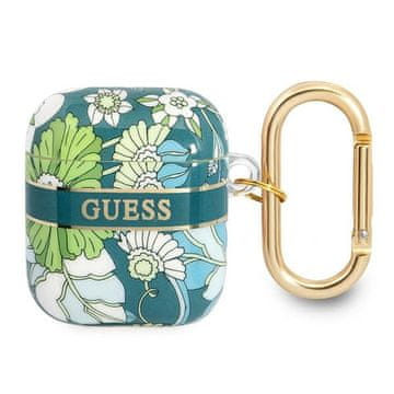 Guess Guess Flower Strap futrola za AirPods, zelena