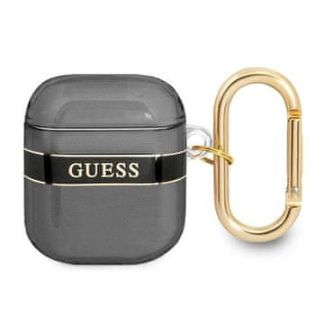 Guess Guess Strap Collection futrola za AirPods crna