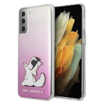Karl Lagerfeld Karl Lagerfeld Choupette Fun maska za Samsung Galaxy S21+ - roza