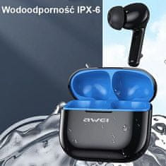 Awei T1 Pro Bluetooth slušalice + priključna stanica crne boje