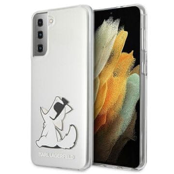 Karl Lagerfeld Karl Lagerfeld Choupette Fun Maska za Samsung Galaxy S21+ - Proziran