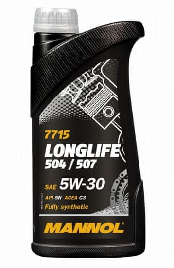 Mannol motorno ulje Longlife 504/507 5W-30, 1 l