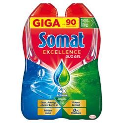  Somat Excellence Duo gel za pranje posuđa, 2 x 810 ml  