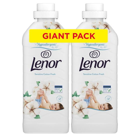 Lenor COTTON FRESH omekšivač, 2x1200 mL