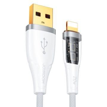 Joyroom Kabel s pametnim prekidačem USB-A - iPhone Lightning 1,2 m - bijeli
