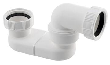 POLYSAN Sifon za Odvod DN40, Plast, Bijela Boja, Závit 6/4"