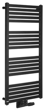 Bruckner GRUNT Ravni Radijator 500x1050mm, Središnje Priključivanje, Mat Crna