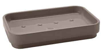 Gedy SEVENTY samostojeća posuda za sapun, bež plastika, 140x26x90 mm