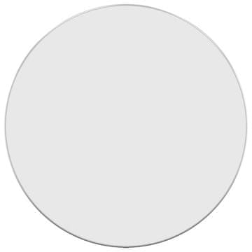Vidaxl Zidno ogledalo srebrno Ø 60 cm okruglo