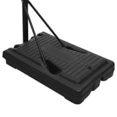 Vidaxl Košarkaški stalak bijeli 282 - 352 cm od polietilena