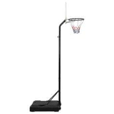 Vidaxl Košarkaški stalak bijeli 282 - 352 cm od polietilena