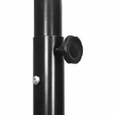 Vidaxl Košarkaški stalak bijeli 282 - 352 cm od polietilena