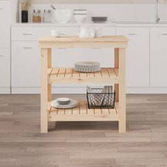 Vidaxl Radni stol 78,5 x 50 x 80 cm od masivne borovine