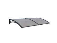 IWHOME Nadstrešnica za Ulaz ARTEMIS B-I, 200x100 cm, Prozirni Polikarbonat