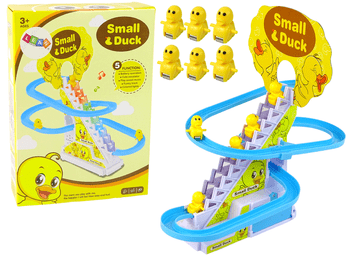 slomart Edukativna igračka LEAN TOYS: Klizna staza sa svjetlima i glazbom za penjuće "Kozice"