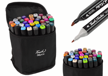 slomart LEAN set 36 alkoholnih flomastera TOUCH PRO s torbom