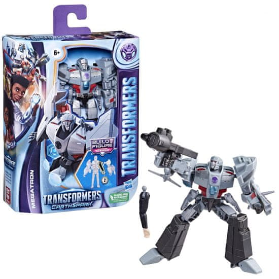 Transformers Earthspark Deluxe Megatron igračka, 11 cm