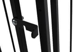 slomart KAMINER basic BK-2961 metalna pregrada za kamin, crna