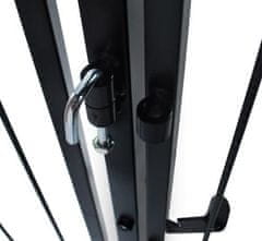 slomart KAMINER basic BK-2961 metalna pregrada za kamin, crna
