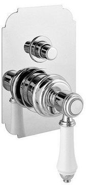 SAPHO VIENNA Ugradbena Tuš Baterija, Dvostruka Izlaza, Krom, Retro Dizajn