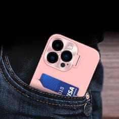 MG Leather Stand maska za Samsung Galaxy S23 Ultra, ružičasta