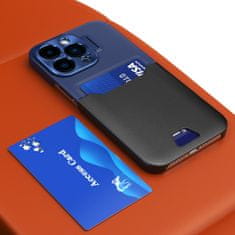 MG Eco Leather View preklopna maska za iPhone 14, plava