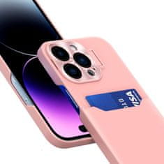 MG Leather Stand maska za Samsung Galaxy S23 Ultra, ružičasta