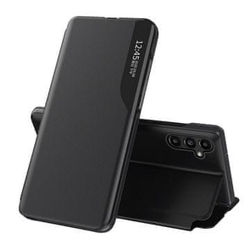 MG Eco Leather View preklopna maska za Samsung Galaxy S23, crno