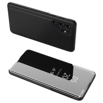 MG Clear View preklopna maska za Samsung Galaxy S23 Ultra, crno