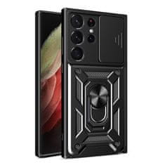 MG Hybrid Armor Camshield maska za Samsung Galaxy S23 Ultra, crno