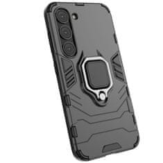 MG Ring Armor maska za Samsung Galaxy S23, crno