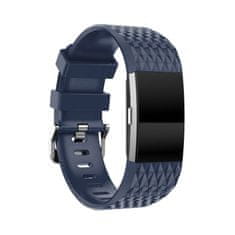 BStrap Silicone Diamond (Small) remen za Fitbit Charge 2, dark blue