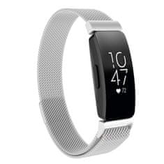 BStrap Milanese (Small) remen za Fitbit Inspire, silver