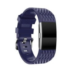 BStrap Silicone Diamond (Small) remen za Fitbit Charge 2, blue