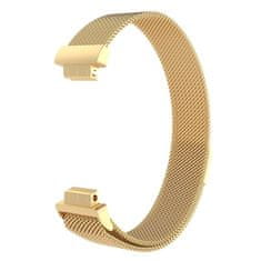 BStrap Milanese (Small) remen za Fitbit Inspire, gold