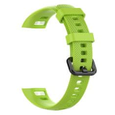 BStrap Silicone Line remen za Honor Band 4, green