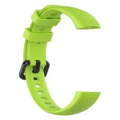 BStrap Silicone Line remen za Honor Band 4, green
