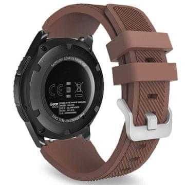 BStrap Silicone Sport remen za Samsung Gear S3, brown
