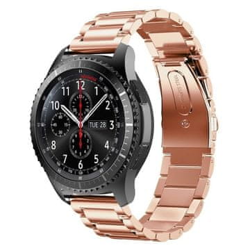 BStrap Stainless Steel remen za Samsung Gear S3, rose gold