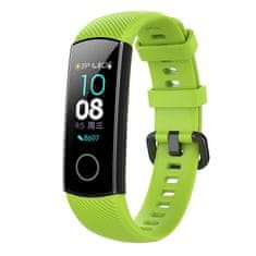 BStrap Silicone Line remen za Honor Band 4, green