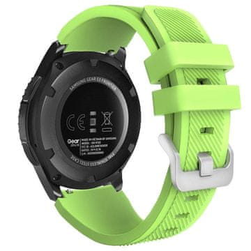 BStrap Silicone Sport remen za Garmin Venu 2, green