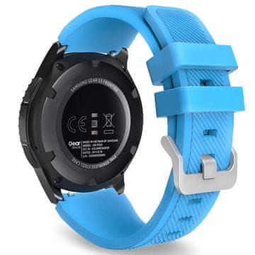 BStrap Silicone Sport remen za Samsung Gear S3, light blue