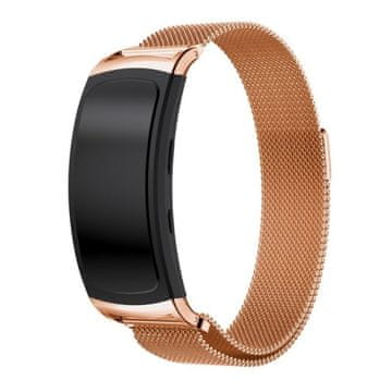 BStrap Milanese remen za Samsung Gear Fit 2, rose gold