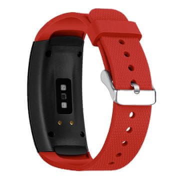 BStrap Silicone Land remen za Samsung Gear Fit 2, red